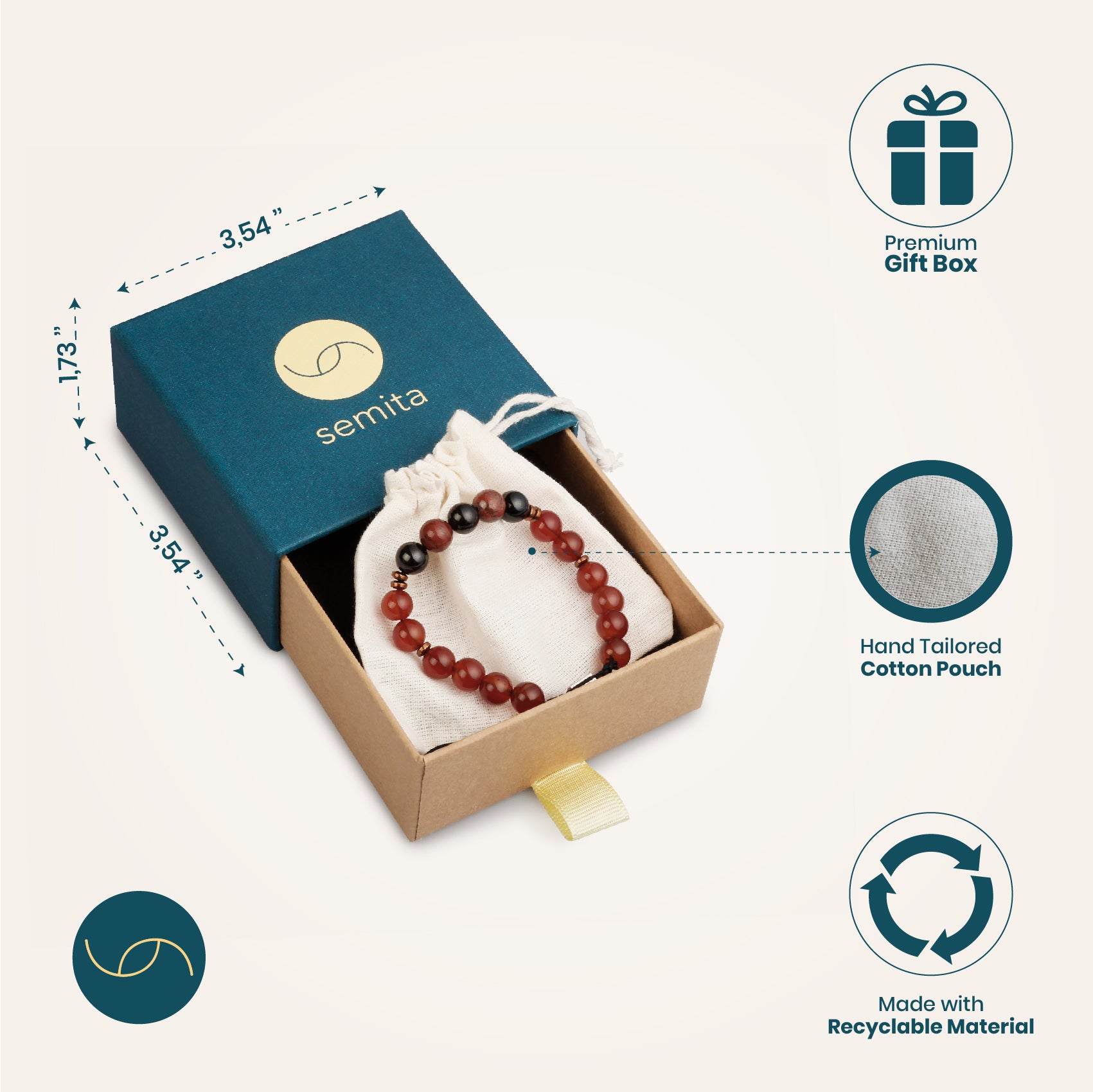 Vitality bracelet in premium gift box