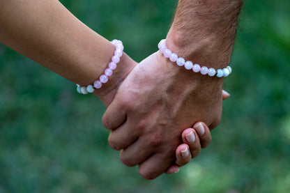 Love bracelet holding hands